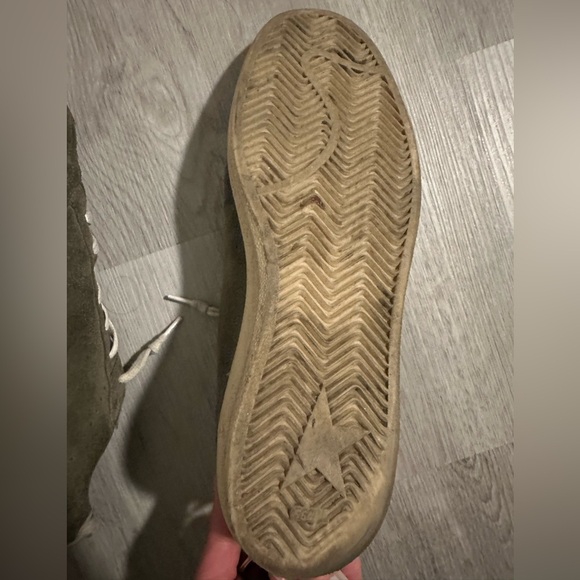 Goldengoose ‘BALLSTAR’ is green suede with metallic details size 42 - Picture 12 of 14